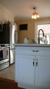 After: The fridge wall looking much better
